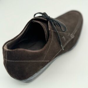 Tod’s Dark Brown Suede dress sneakers size 6.5